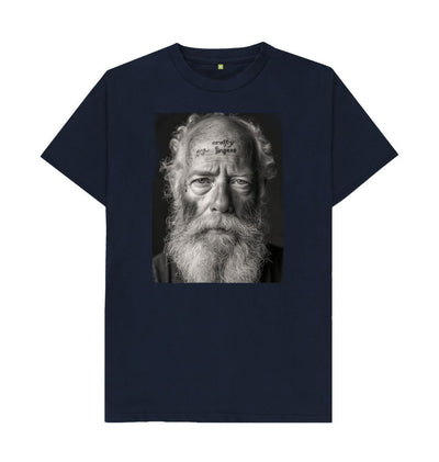 Navy Blue Head Tattoo Craft Beer T-Shirt | Sailor Jerry