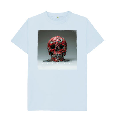 Sky Blue Crafty Skull