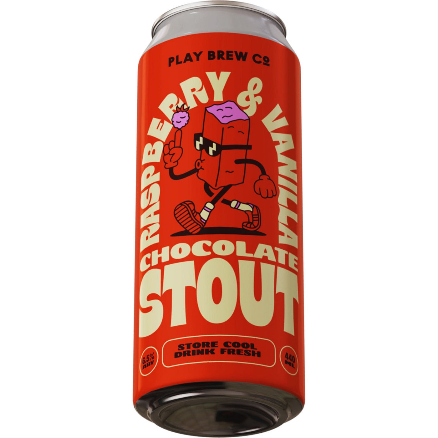 Raspberry and Vanilla Chocolate Stout