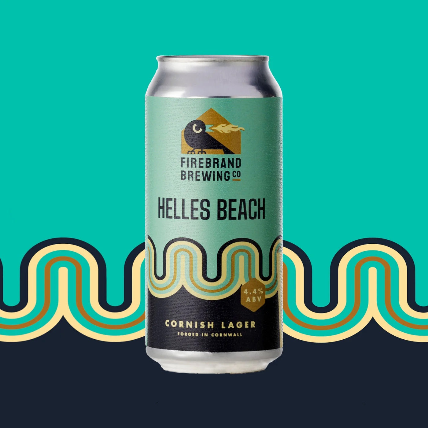 Helles Beach Cornish Lager
