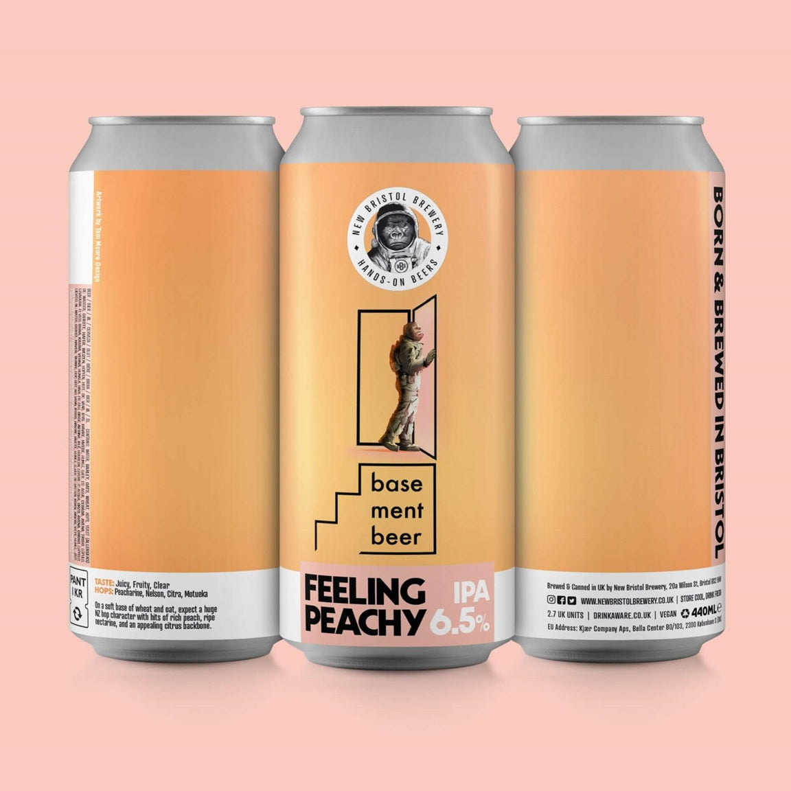 Feeling Peach IPA 6.5%

New Bristol Brewery, Bristol