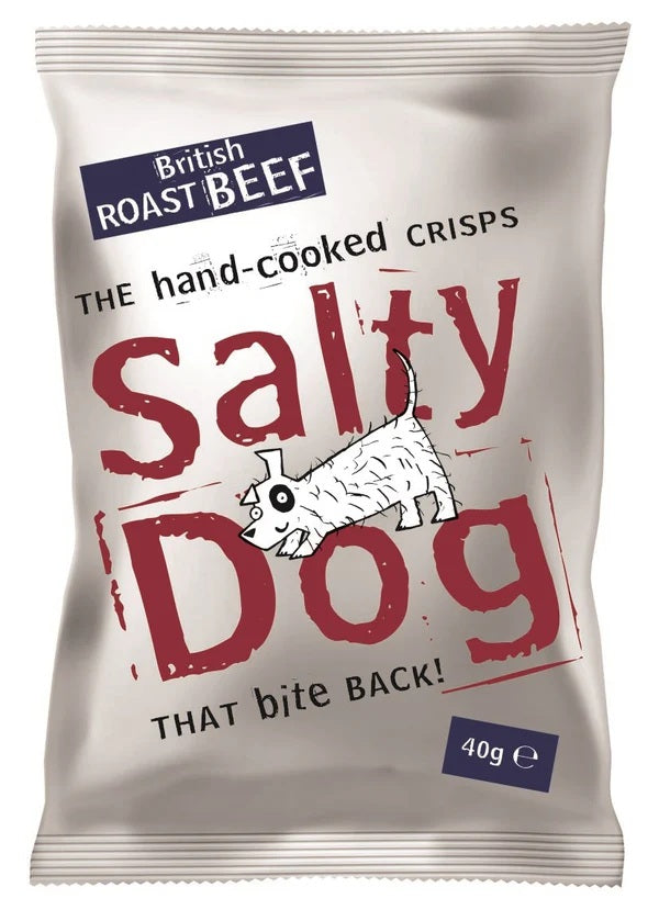 Salty Dog Roast Beef Crisps 40g
Salty Dog, Chesham