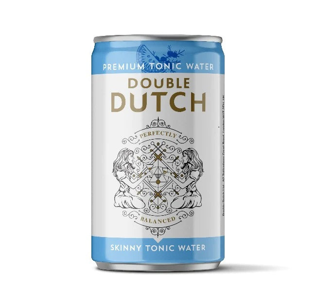 Skinny Tonic Water 150ml Can Double Dutch Craft Beer Tonics Mixers London