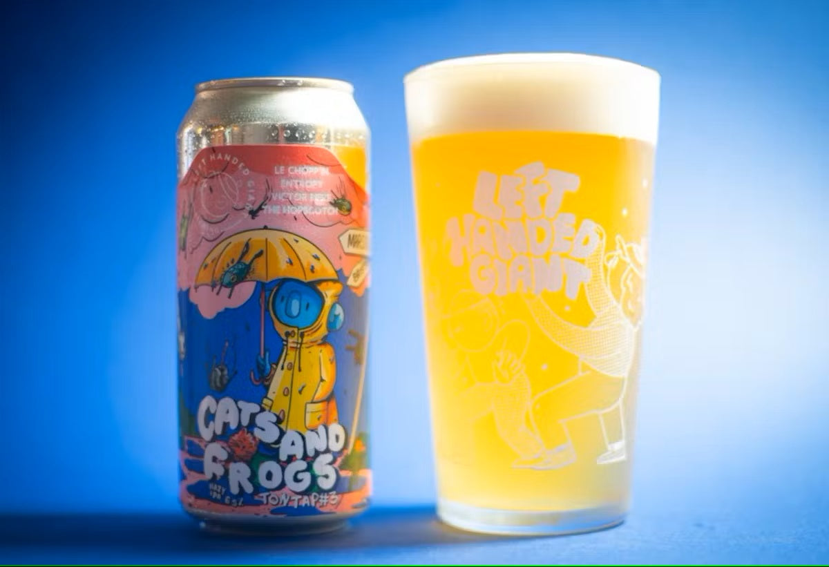 Cats &amp; Frogs (x TonTap) Hazy IPA 6.5%

Left Handed Giant, Bristol