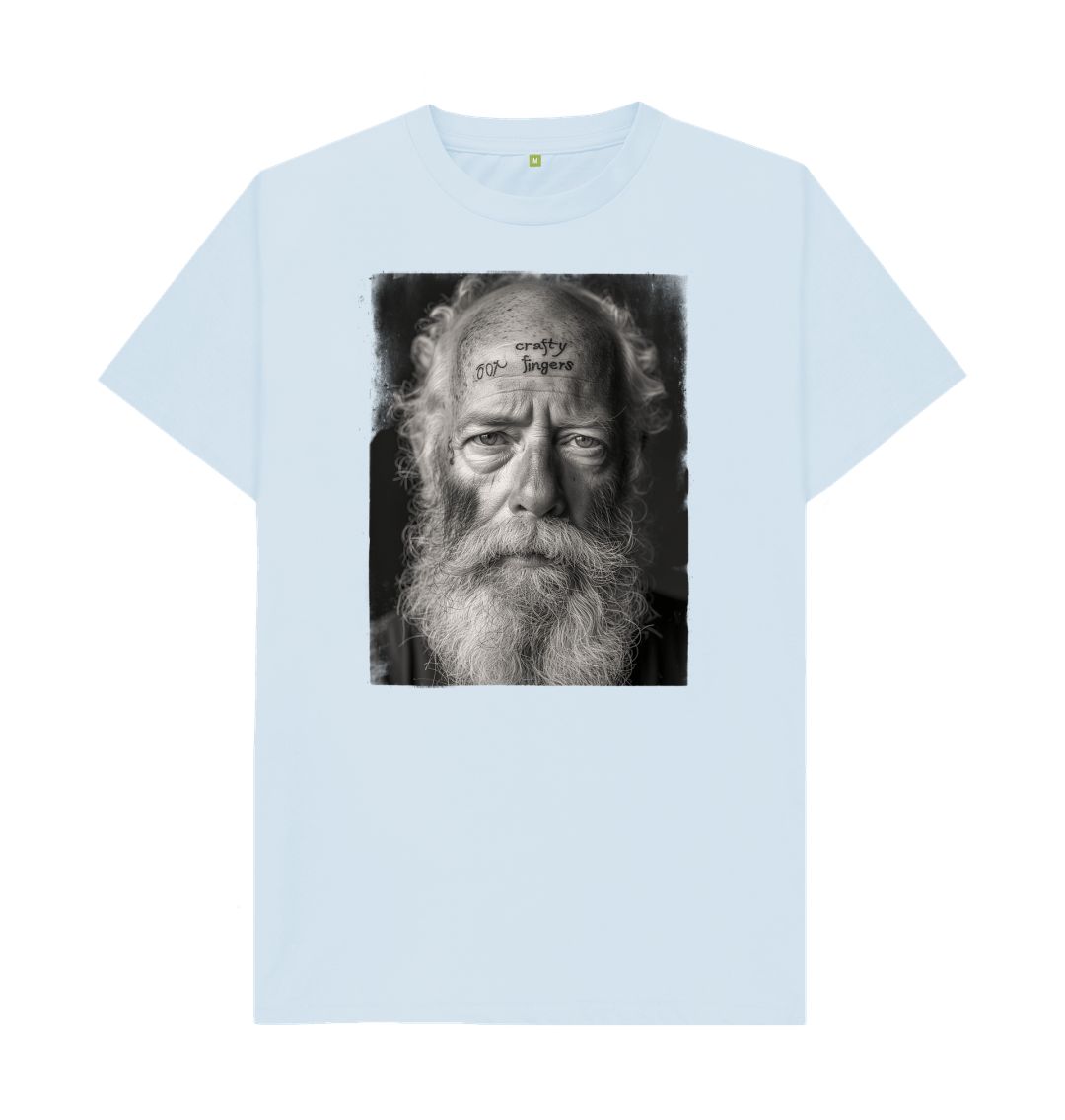 Sky Blue Head Tattoo Craft Beer T-Shirt | Sailor Jerry