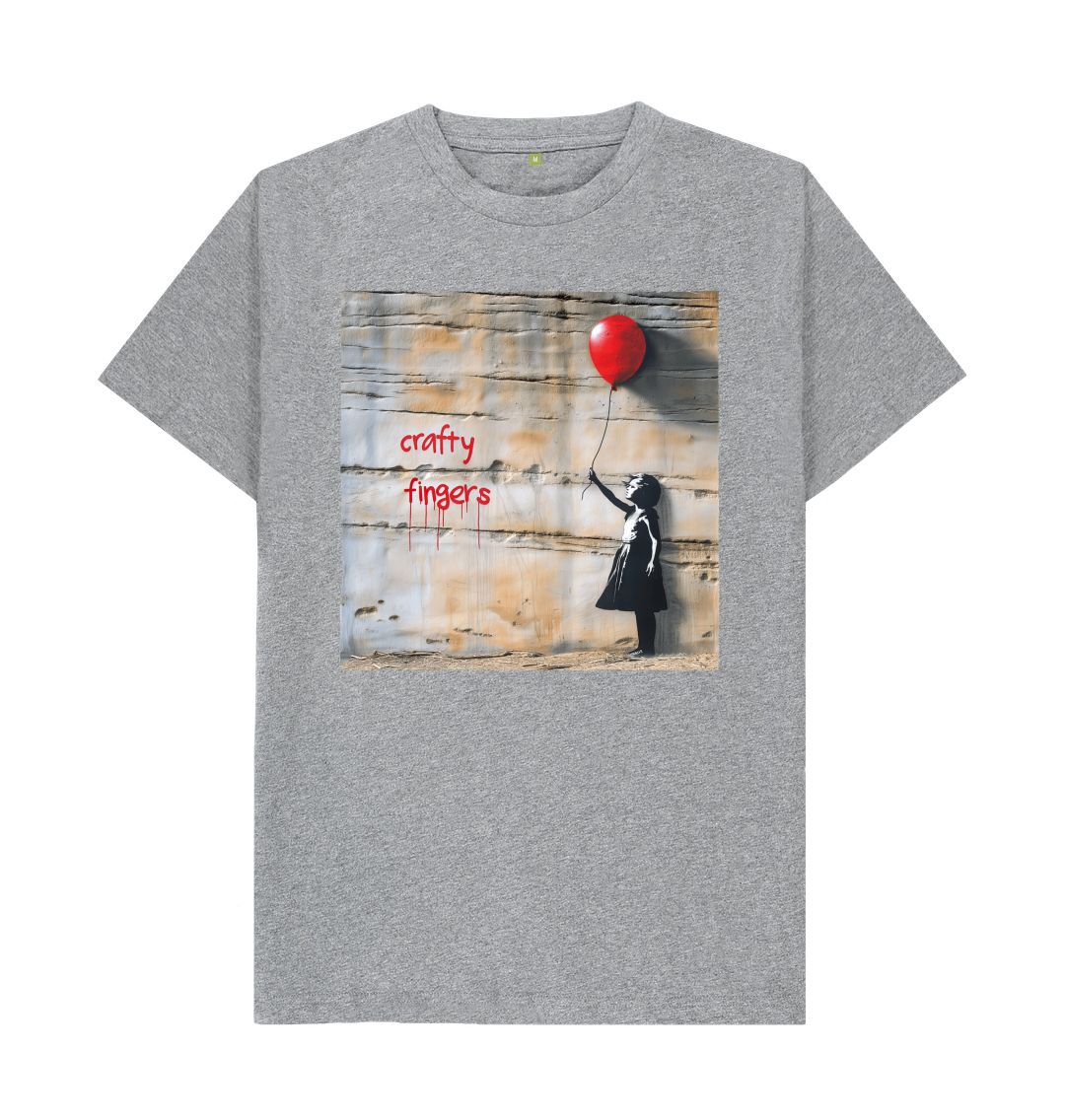 Athletic Grey Crafty Artist Craft Beer T-Shitrt | Banksy Style