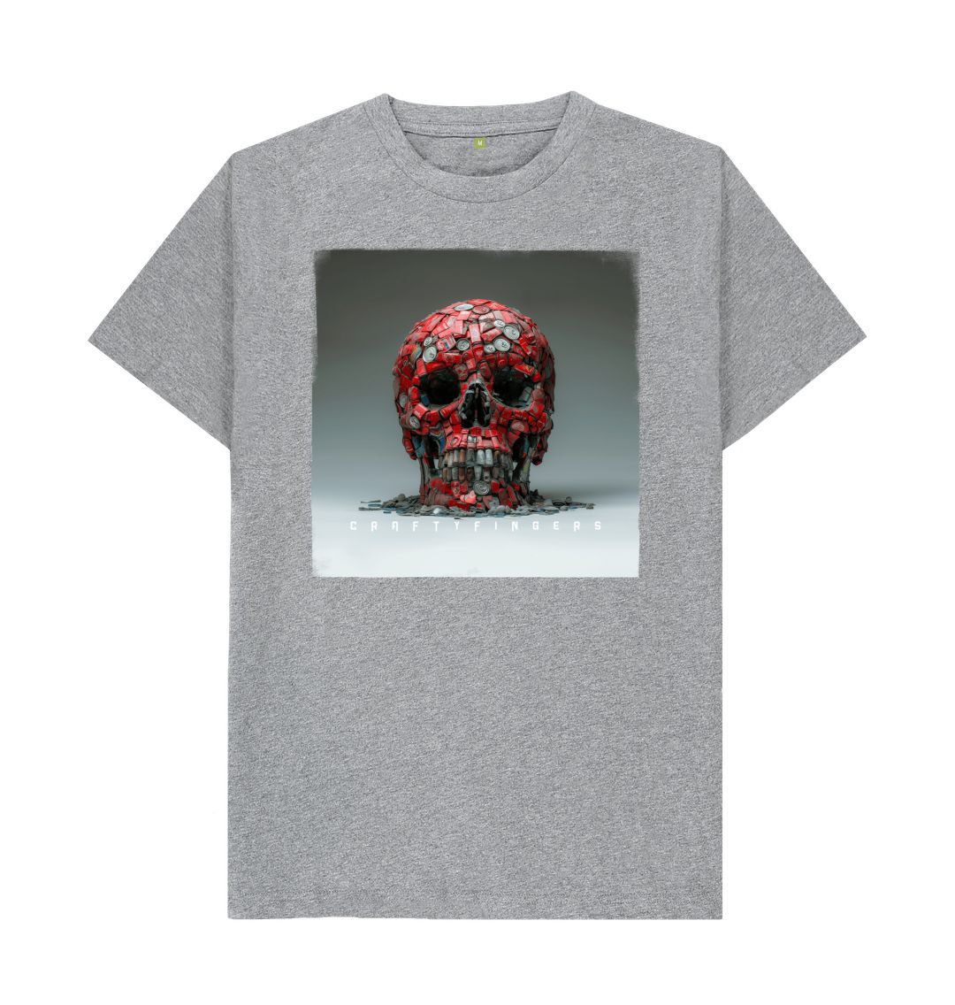 Athletic Grey Crafty Skull