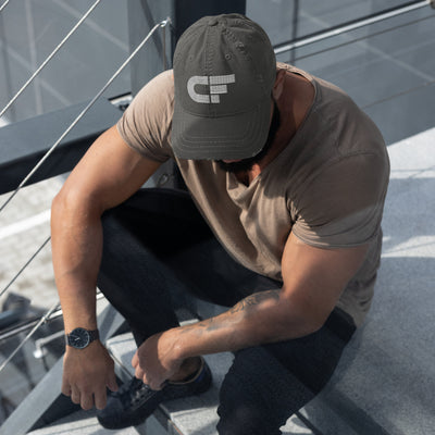 Distressed Hat | CF Embroided