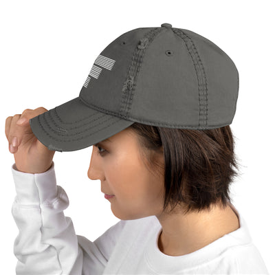 Distressed Hat | CF Embroided