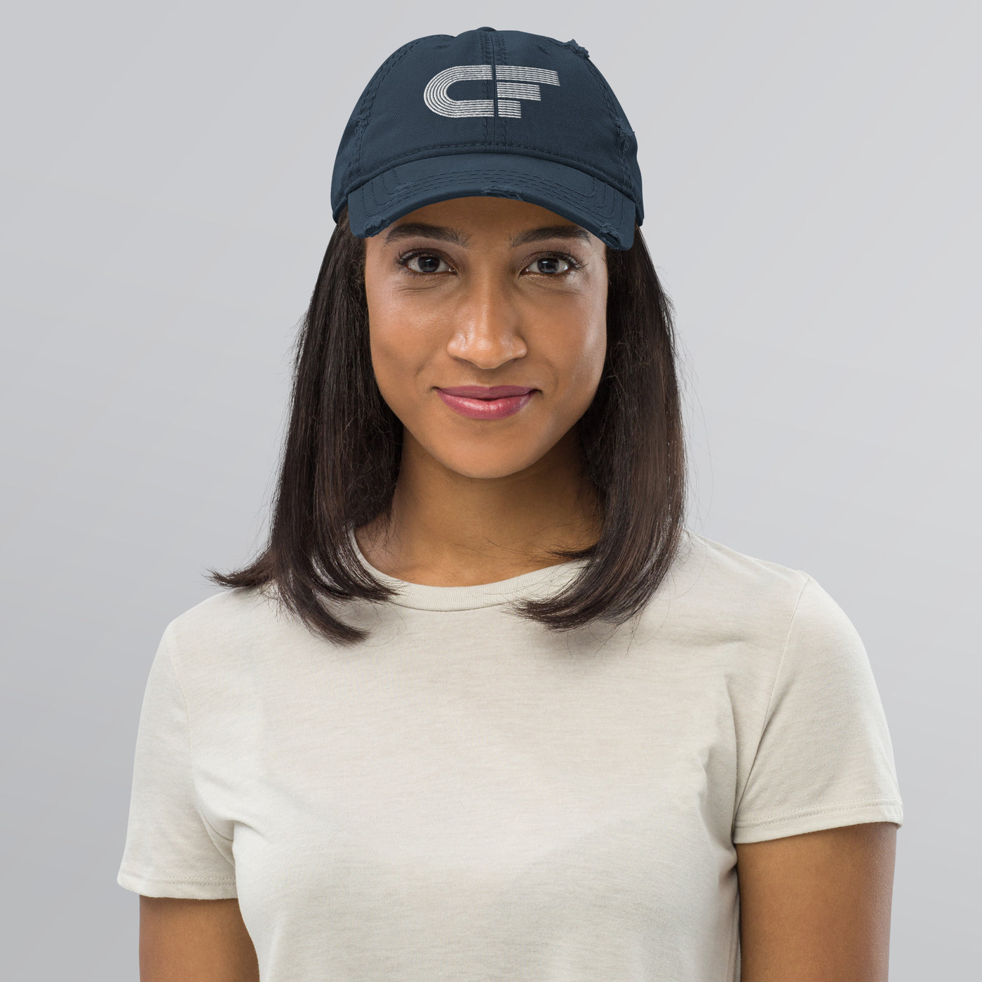 Distressed Hat | CF Embroided