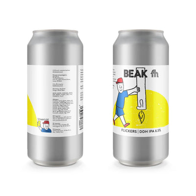 FLICKERS&nbsp; 6.5% DDH IPA  BEAK X FREESTYLE Downside Up