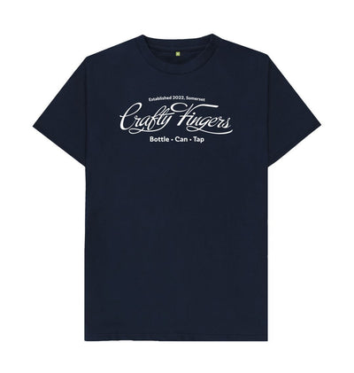 Navy Blue Crafty Fingers (White)