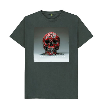 Dark Grey Crafty Skull