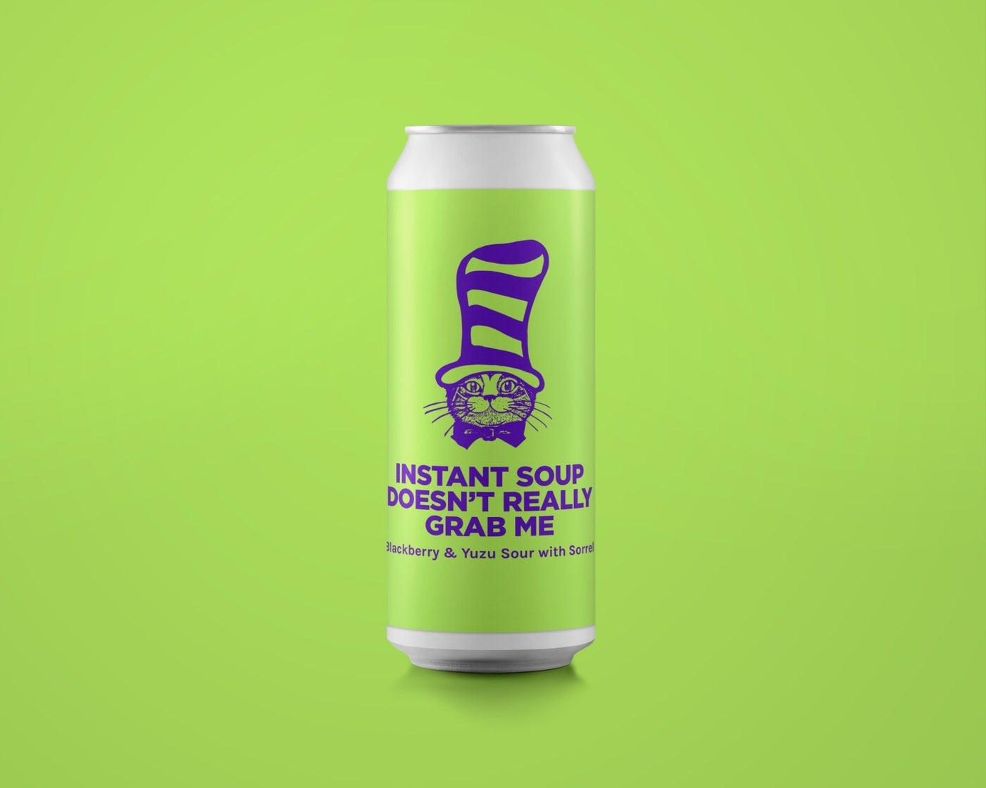 Instant Soup Doesn't Grab Me  Pomona Island, Manchester  Blackberry & Yuzu Sour with Sorrel 5.3% Craft Beer