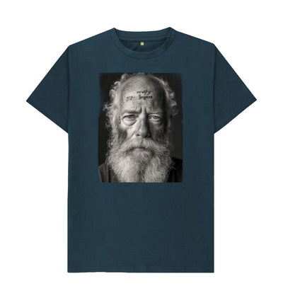 Denim Blue Head Tattoo Craft Beer T-Shirt | Sailor Jerry