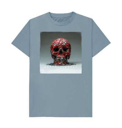 Stone Blue Crafty Skull