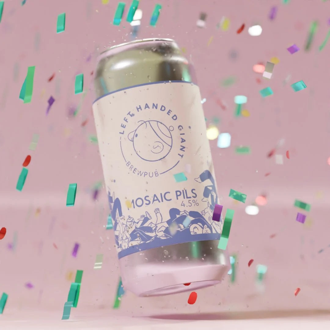 Mosaic Pils Dry Hopped Lager Left Handed Giant Bristol Craft Beer