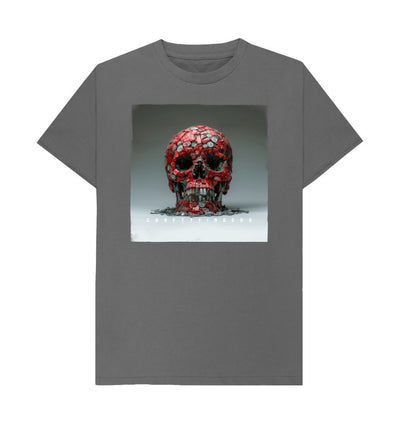 Slate Grey Crafty Skull