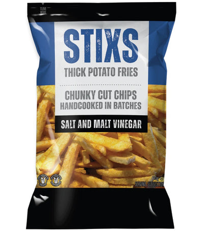 Stix Chunky Chips Salt &amp; Malt 60g  Slabs