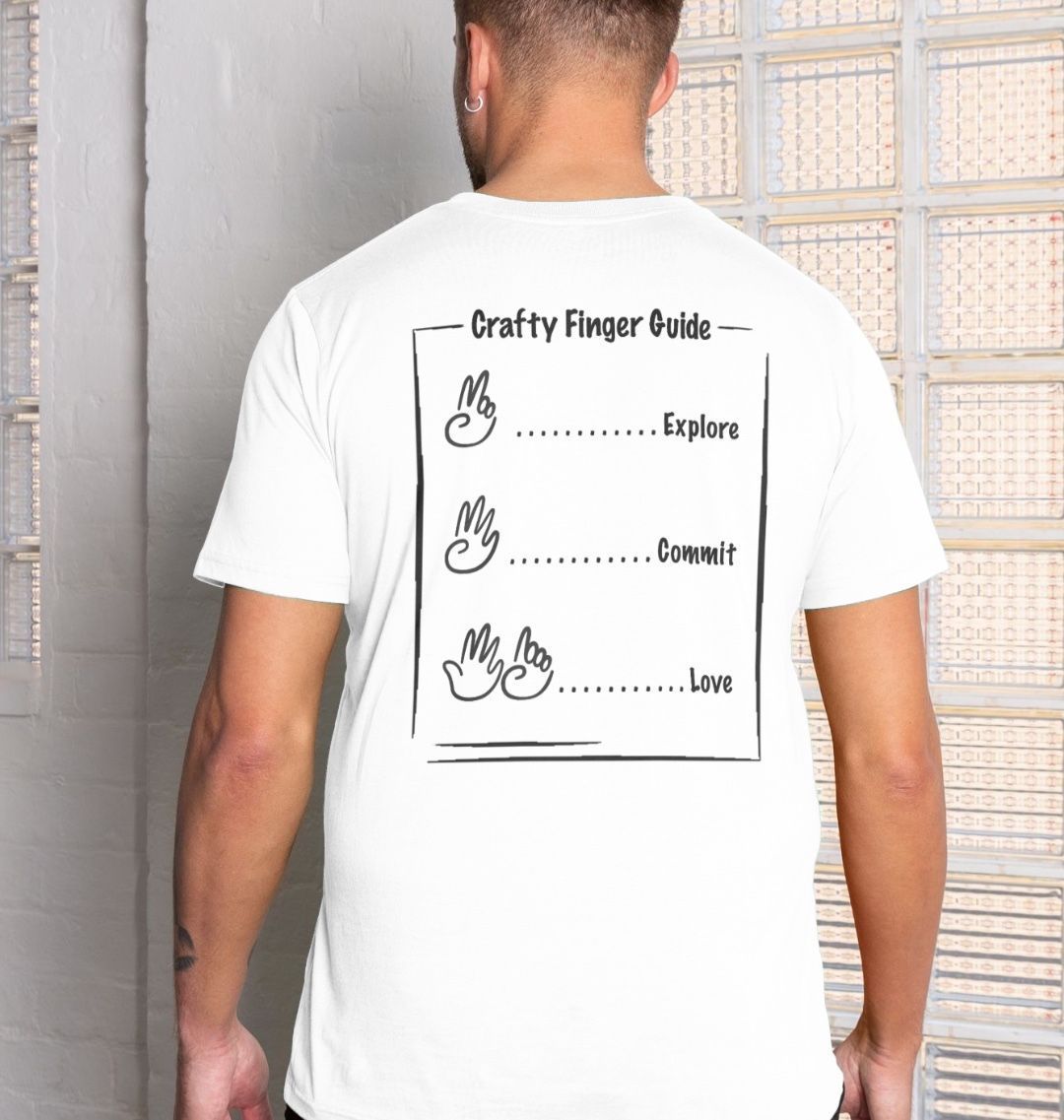 Crafty Finger Guide Craft Beer T-Shirt
