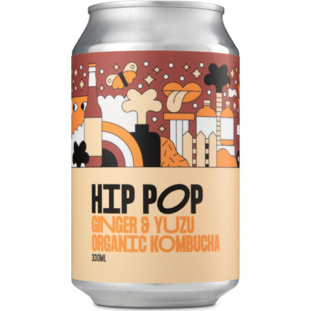 Hip Pop Ginger & Yuzu Kombucha