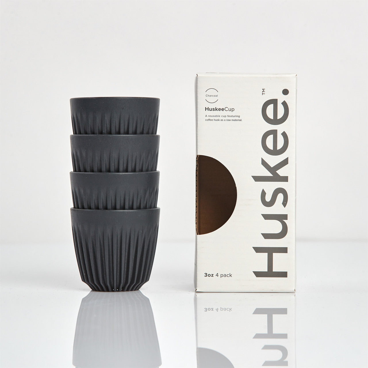 Huskee Cup Charcoal 3oz
