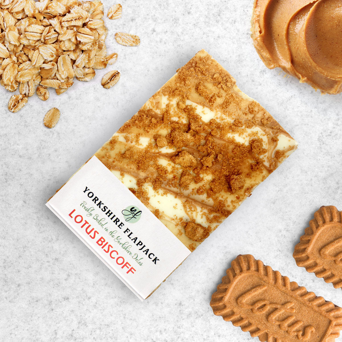 Lotus Biscoff Flapjack